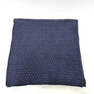 Chanel Coco Mark Navy Cashmere scarf